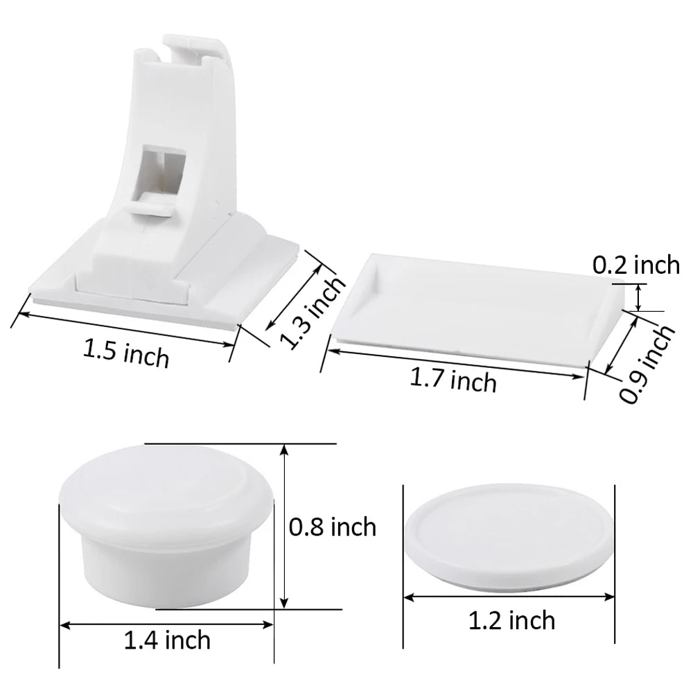 Invisible Magnetic Child Safety Locks for Cabinets and Drawers