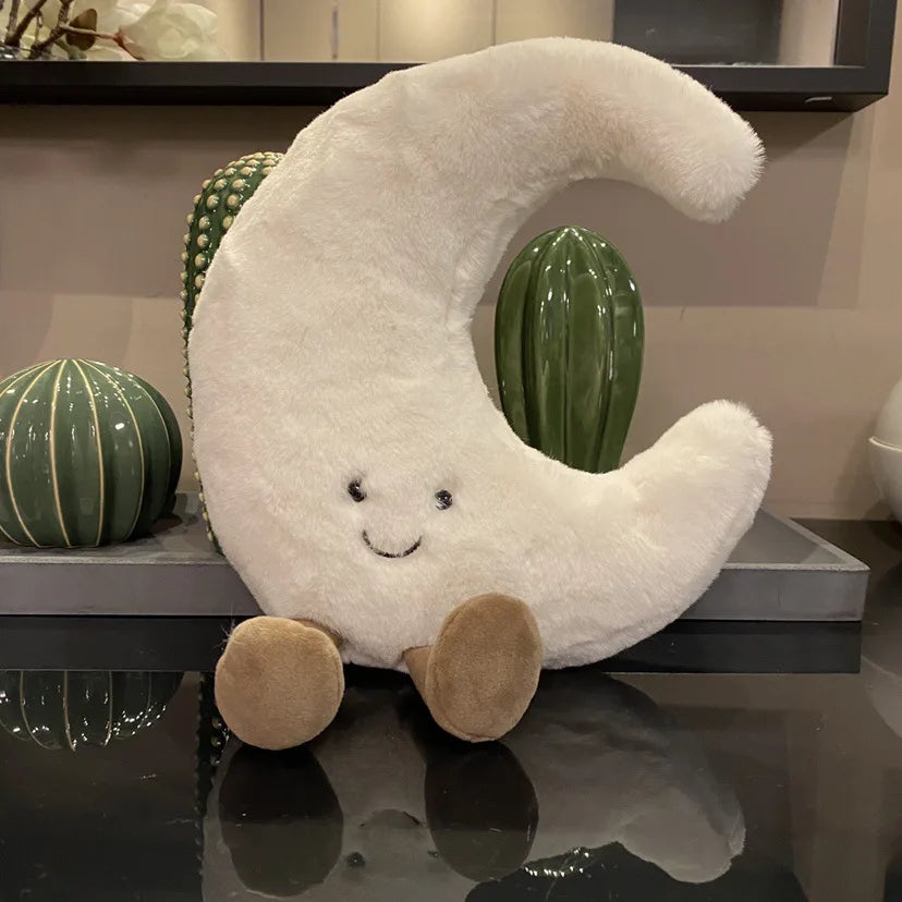 Sunny & Moonlit Smiley Plush Pillows