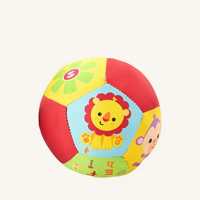 Baby Hand Grasp Animal Cognition Rattle Ball