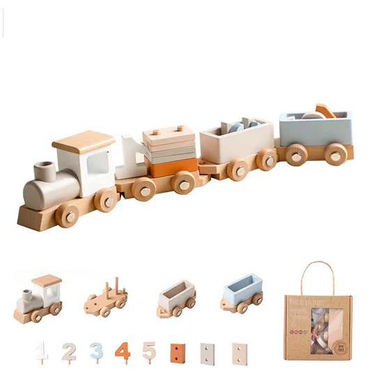 Montessori Wooden Train