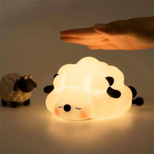 Sheep-Shaped Silicone Night Light