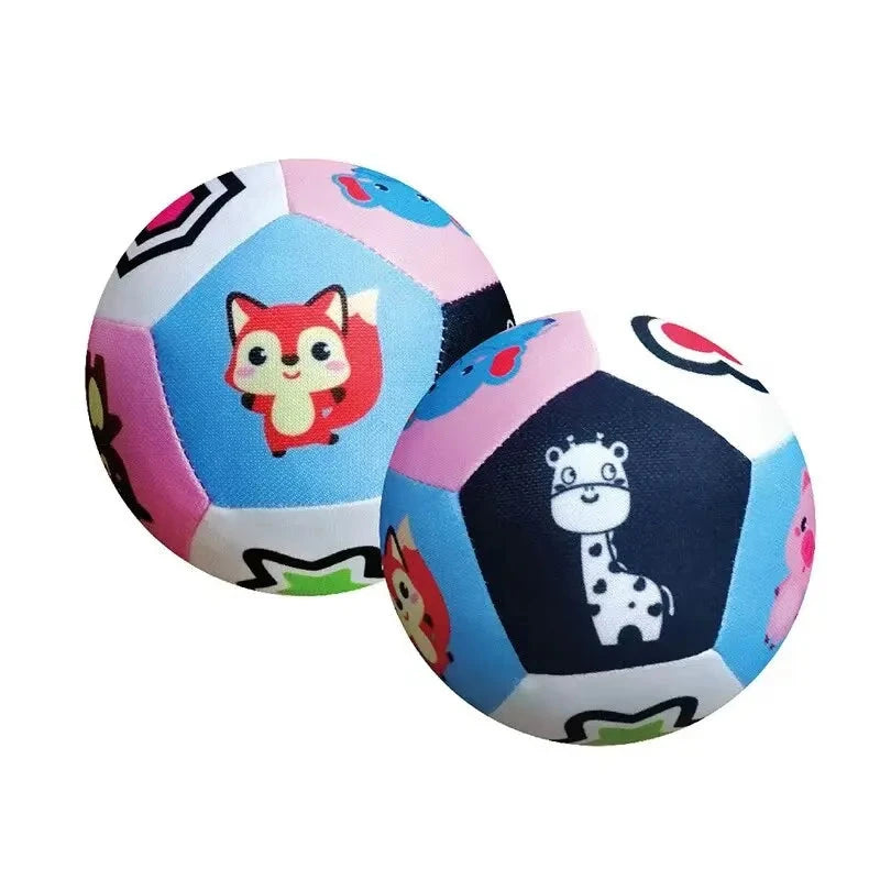 Baby Hand Grasp Animal Cognition Rattle Ball